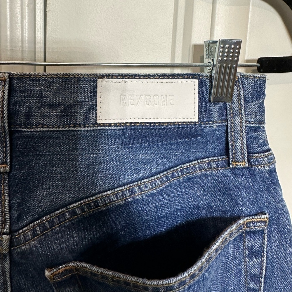 Re/done Redone DENIM JEANS LOOSE LONGISH 90s baggy fit jean darker wash - Picture 13 of 13
